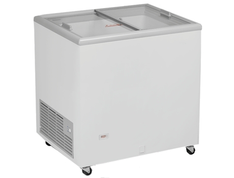 Congelador Horizontal Gelados Tampa Plana Vidrio Starlux.