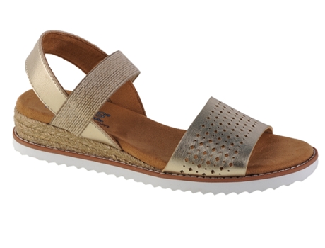 Sandalias SKECHERS Sintético Mujer (36 - Dorado)