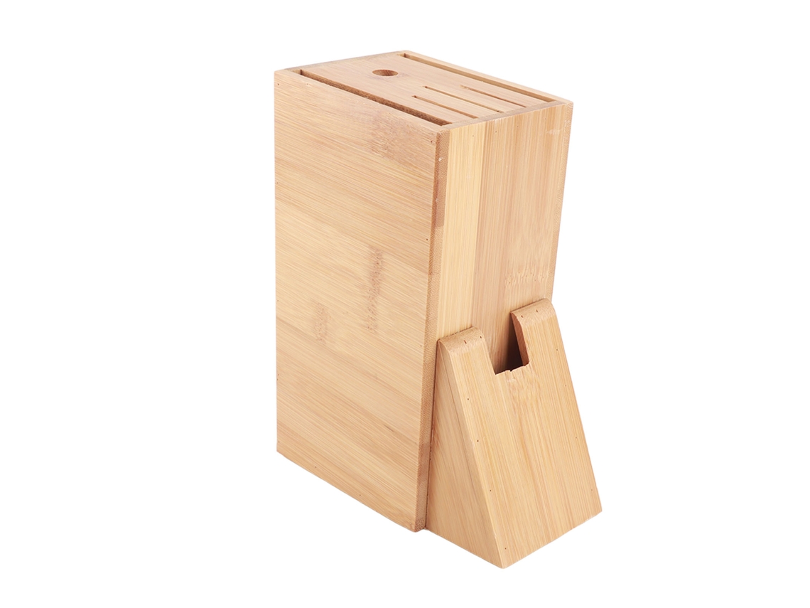 Soporte multifuncional para cuchillos y utensilios de cocina.