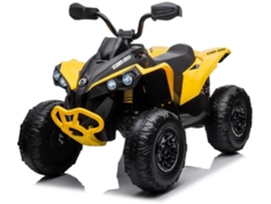 Quad Eléctrico Batería - Can-am Renegade 12v - 3 A 7 Años - 4x4 - Amarillo