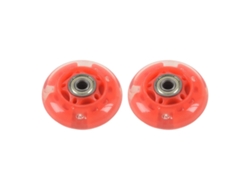 Bolsa para patines con ruedas rojas de 64 mm x 24 mm. Para una experiencia de patinaje más rápida y suave. Rendimiento confiable.