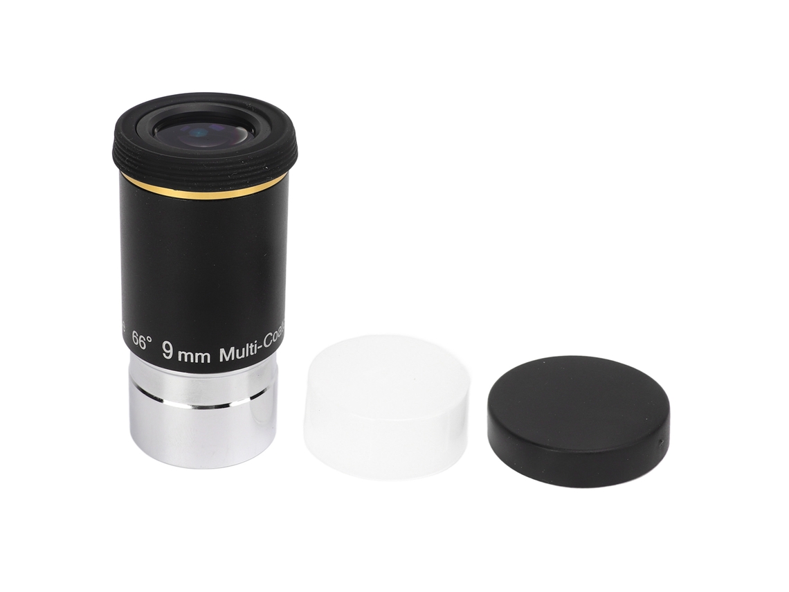 Ocular Para Telescopio Astronómico 1.25in 66 Grados 9mm De Campo Ancho Accesorios De Telescopio