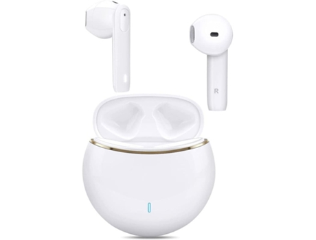 Chronos Auriculares Hd Sonido Estéreo Intra Llamada AUJEZON Bluetooth con Cancelación de Ruido Blanco