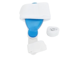 Corrector ortopédico de rodilla con gel endurecido para uso diurno y nocturno en hombres y mujeres.