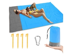 Manta De Playa Portátil, Impermeable Y Antiarena, Tamaño Familiar, Ideal Para Acampar, Viajar Y Realizar Actividades Al Aire Libre.