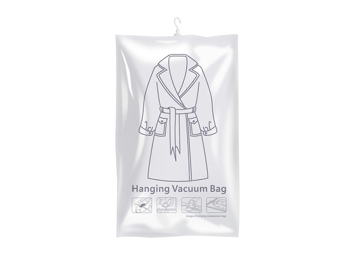 Ahorra espacio en tu armario con esta bolsa de almacenamiento al vacío para vestidos, chaquetas y ropa. Nostalgia88
