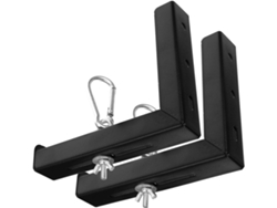 Soporte Ajustable De Metal Negro Para Proyector (hasta 15 Cm) - Fácil De Instalar