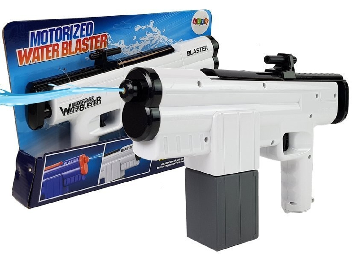 Pistola de agua de 346 ml, alcance de 6,5 m, color blanco, B.active