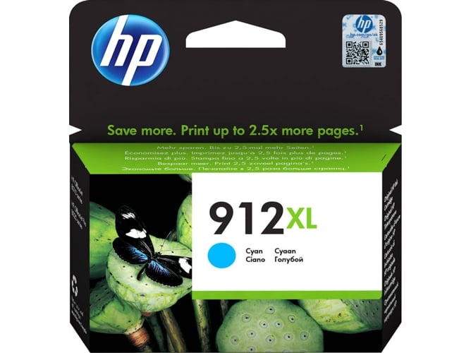 Cartucho HP 912 XL Azul
