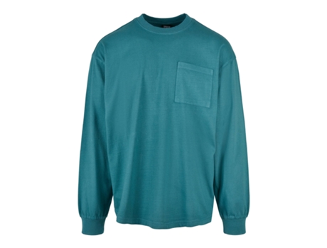Camiseta de Manga Larga Urban Classics Pigment Dyed Pocket (Tam: S)
