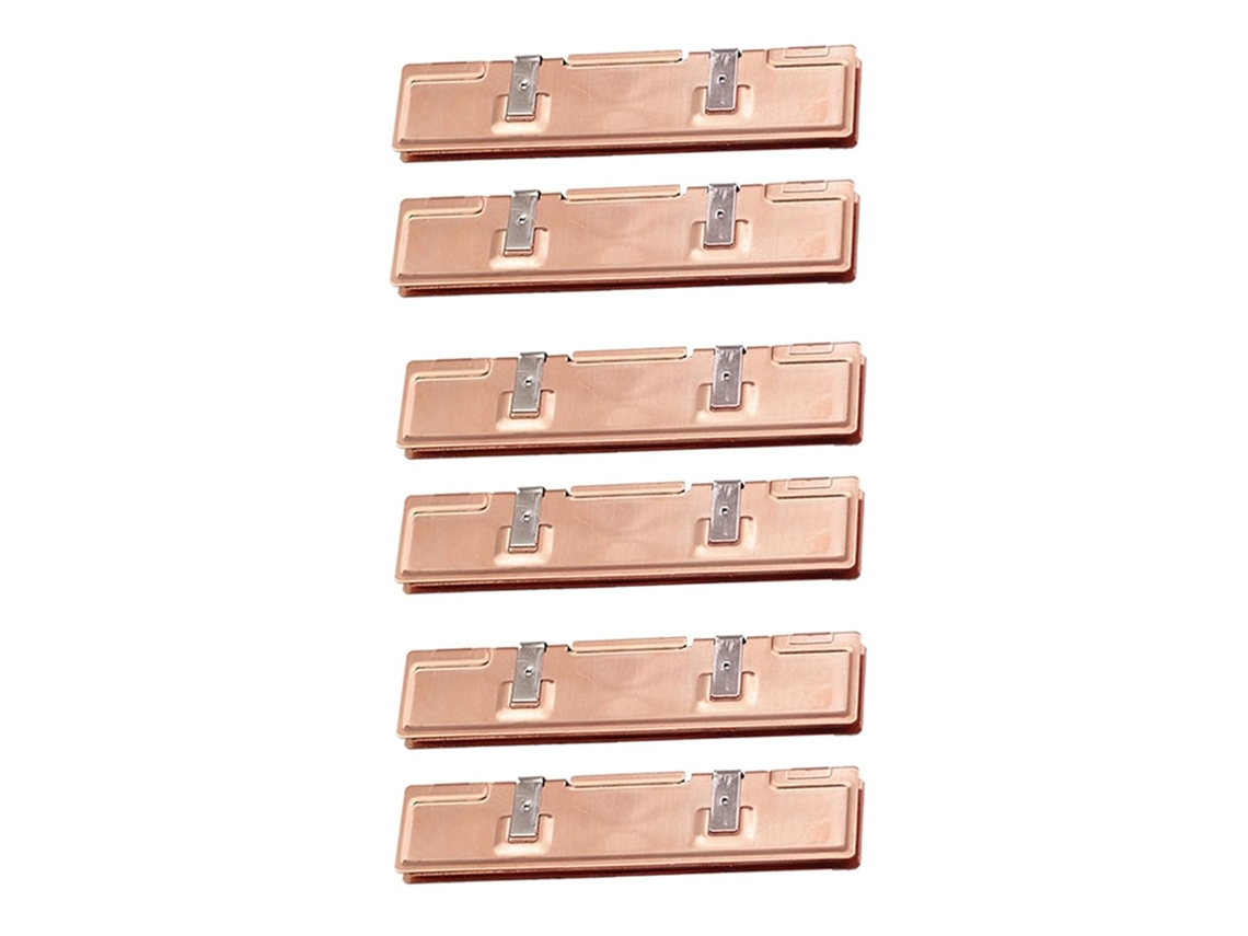 Juego De 6 Disipadores De Calor De Cobre Puro Para Memoria Ram, Para Ordenadores De Sobremesa, Ddr2, Ddr3, Ddr4.
