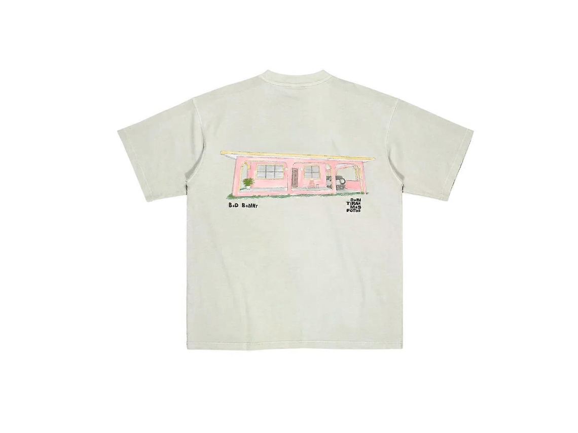 Camiseta unisex Bad Bunny Merch Dtfm La Casita blanca, más vendida. Talla: XL