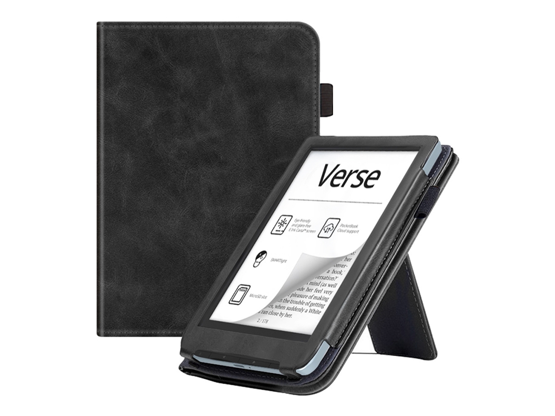 Funda protectora para lector electrónico Digitallab Pocketbook Verse Pro PB634/PB629/Lite PB619, color negro