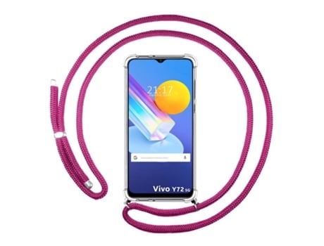 Carcasa Vivo Y72 5G TUMUNDOSMARTPHONE Colgante Rosa