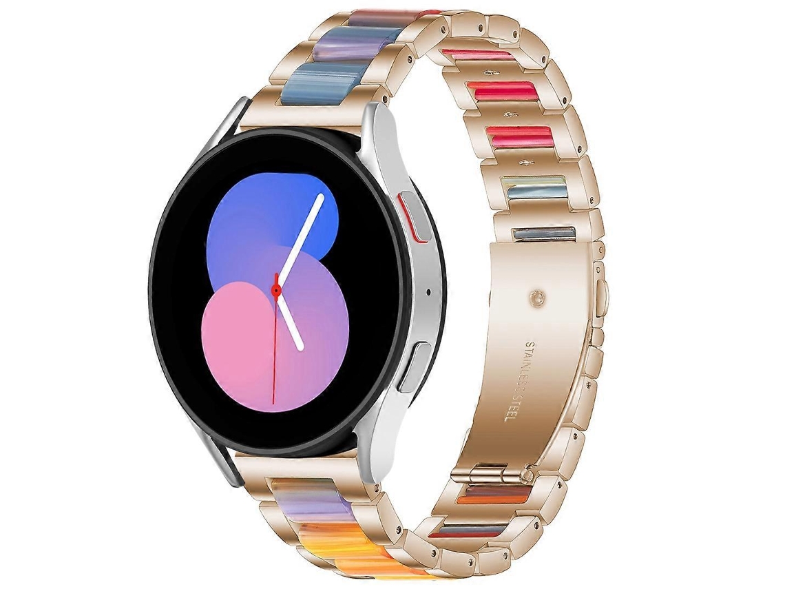Brazalete de resina y metal entrelazado para Galaxy Watch 5 de 40/44 mm