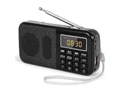 Radio de emergencia GOKOCO con batería de 10000 mAh, alimentada por energía solar, aprobada por la NOAA.