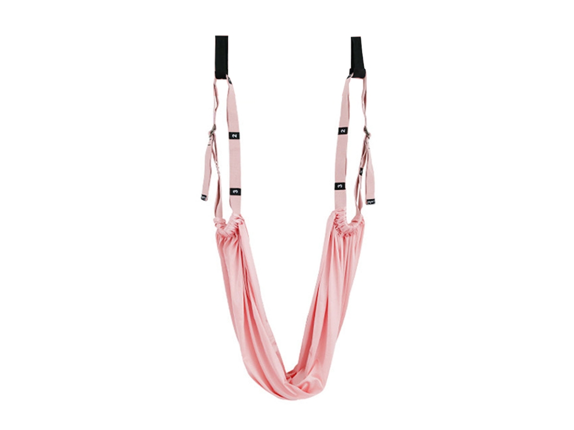 2026-estirador De Piernas Para Puerta Con Anillos Elastic Trainer De Espalda Baja Y Manos Para Ejercicio Muscular Límbico Rosa