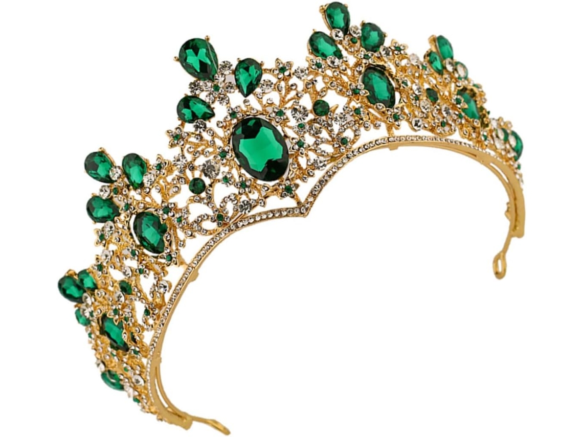 Corona para el cabello de novia, elegante accesorio para fotos de boda.