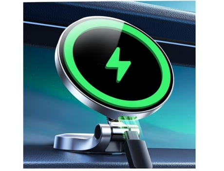 Cargador Montaje Automóvil Magsafe Carga Teléfono para Apple CHRONUS Seda Negro
