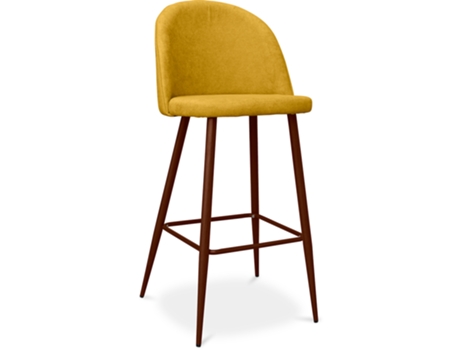 Banco tapizado en tela de diseño escandinavo 73 cm Evelyne SCANDINAVIAN STYLE