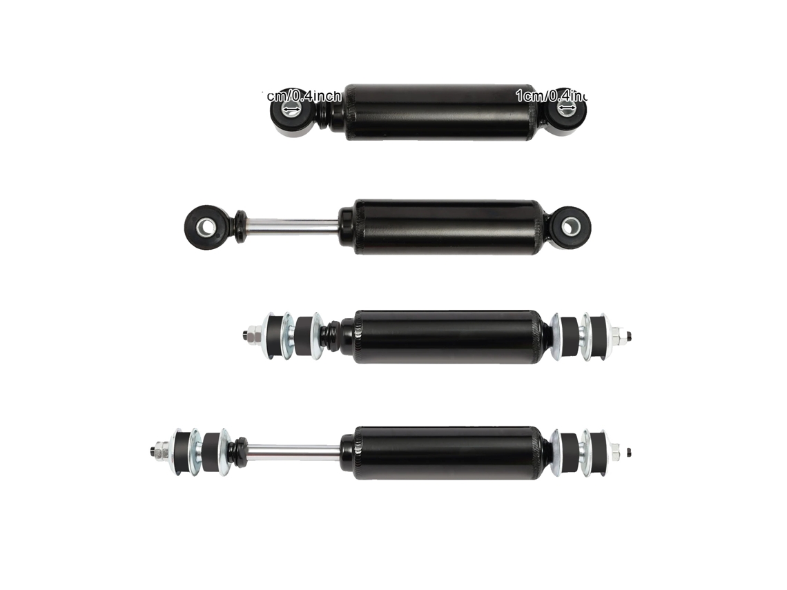 Amortiguador hidráulico, compatible con delantero y trasero, color negro