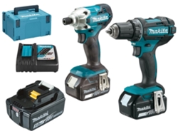 Conjunto combinado Li-Ion 18v Dtd156ddf482 35.0ah Makpac Makita