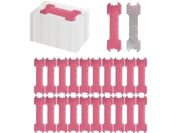 Dispositivo antirronquidos, 100 tiras nasales para respirar, color rosa CHRUI (6619 mm)