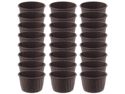 Moldes de papel antiadherentes para mini magdalenas, utensilios de cocina para restaurantes, juego de 50 unidades.