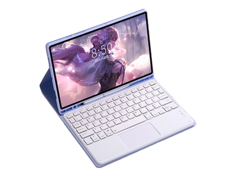 Carcasa Flip Cover y Teclado Bluetooth YIMGOTTA LX112C para Lenovo Tab P11 Pro Gen 2 11.2 2022/Pad Pro 2022 11.2