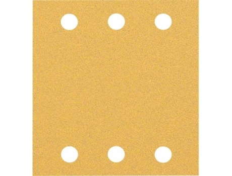 Lija BOSCH Expert C470 con 6 Orificios para Lijadoras Orbitales - 115x107 mm - G 80 - 10 Un