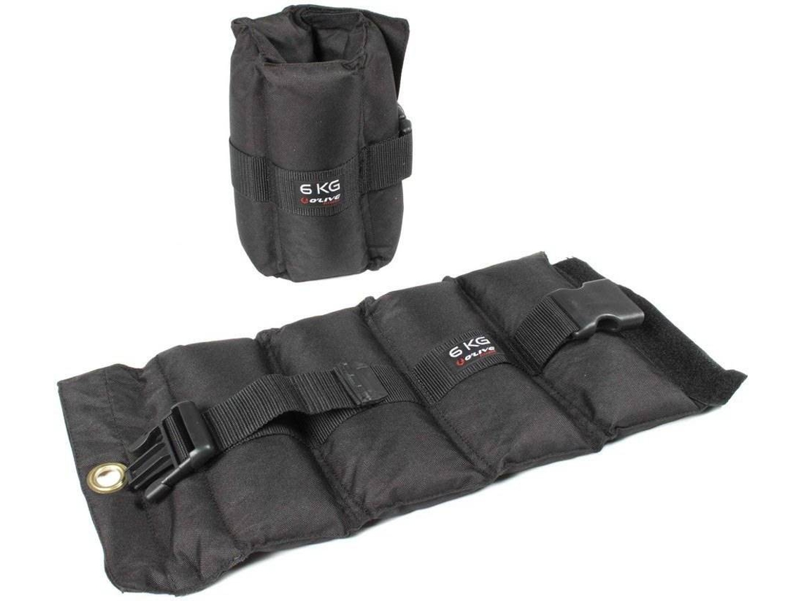 Conjunto de 2 Pesas para Tobillos OLIVE (6 Kg)