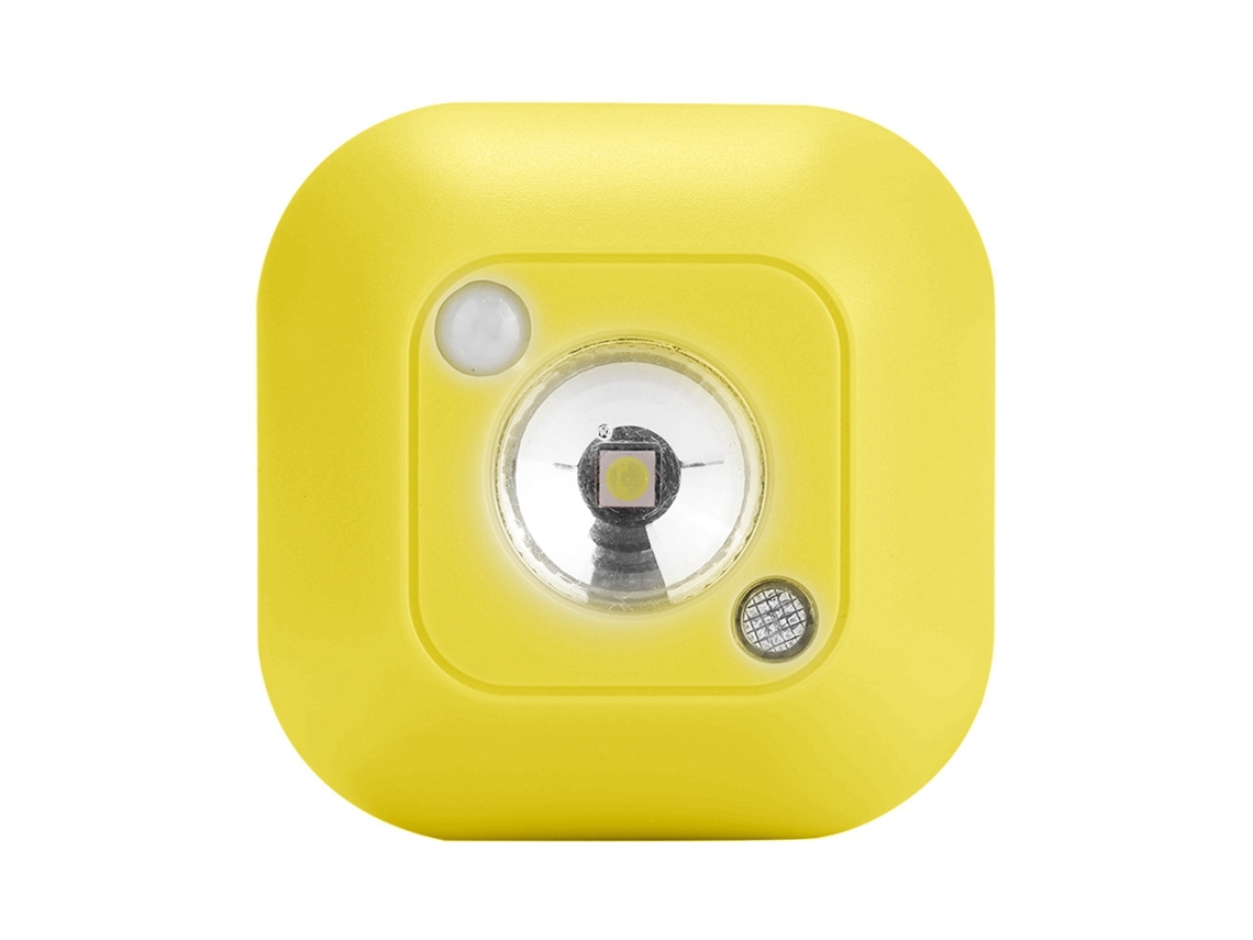 MEOIRUERY Lámpara LED con Sensor de Movimiento 0,2W Luz Amarilla para Casa Dormitorio Armario Interior