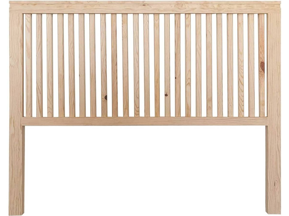 Cabecero de Cama PEJECAR Daimiel (Marrón - Madera de Piño - 120x100x4 cm)