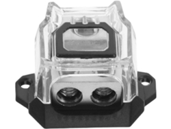 Divisor De Potencia De Audio Para Automóvil En Aleación De Zinc Niquelada.