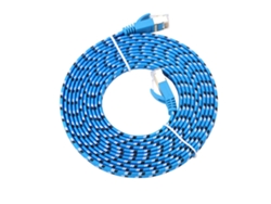 Cable De Red Cat7 Ultrafino Y Plano De 5m 8 Núcleos 1000mhz 32awg Cobre Sin Oxígeno Rj45