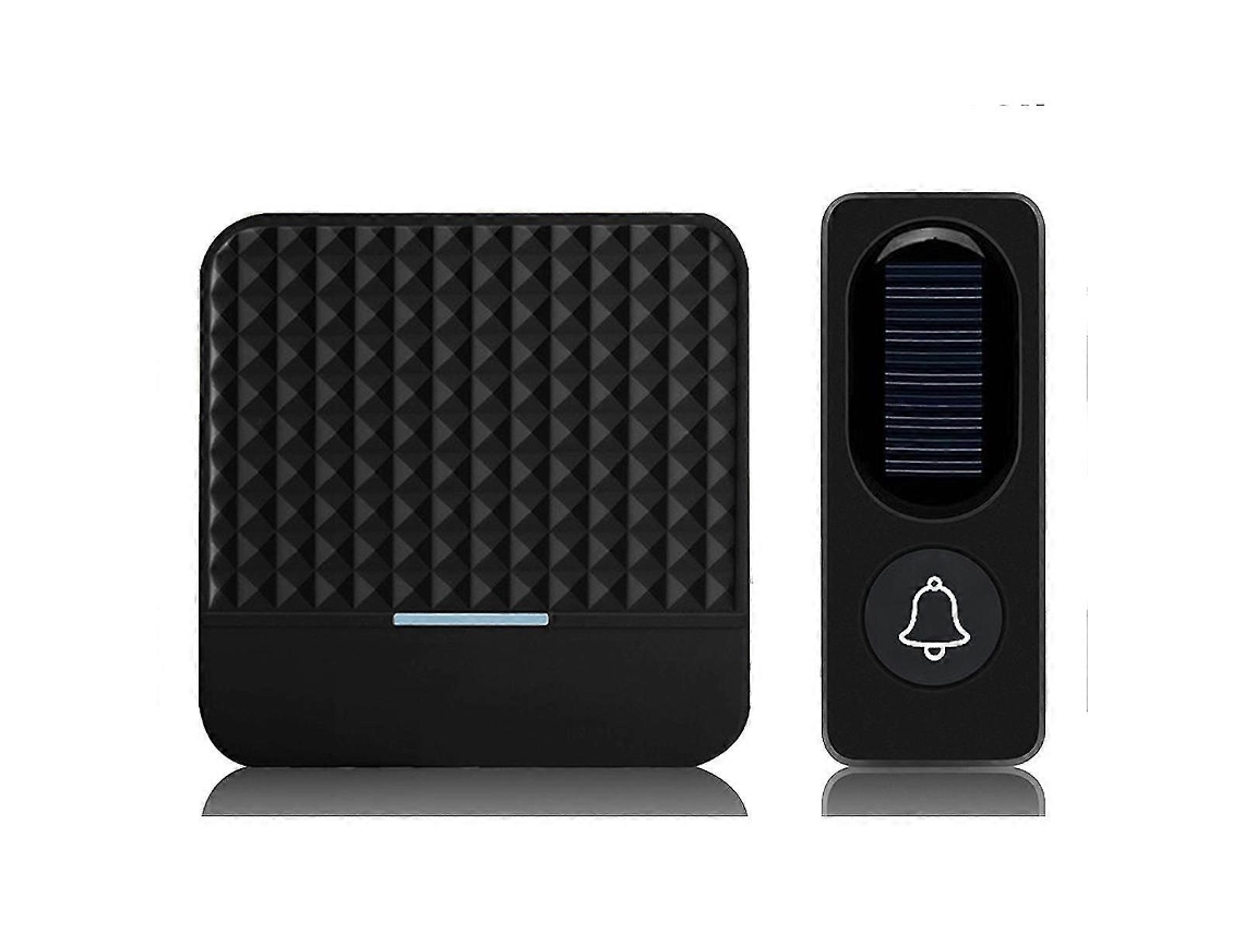 Timbre solar inalámbrico IP65, alcance de 300 m, uso en exteriores