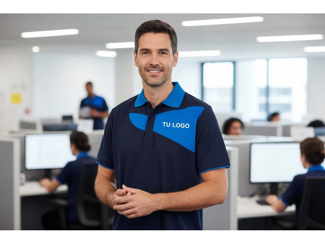 Polo Pw2 De Manga Corta - Confección Premium Para Comodidad Marino Azulina / Xl