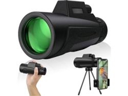 12x50 Hd Monocular Telescope High Power Telescope Anti Fog Dust Proof Monocular À Prova De Pó Com Adaptador De Smartphone Tripé Para Saisiyiky