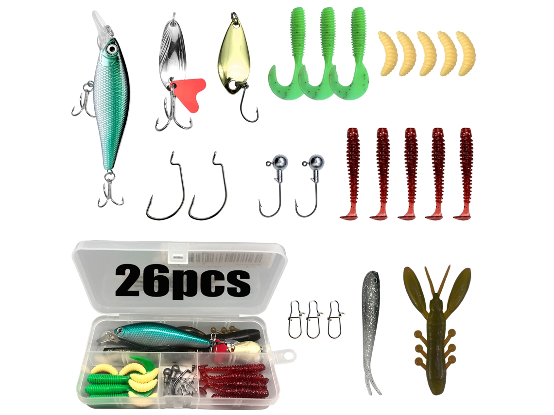 Kit de 26 señuelos de pesca MDUG