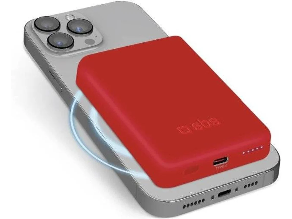 Powerbank MAG 5.000mAh SBS Rojo