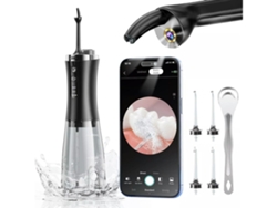 DIGITALLAB Irrigador Bucal Water Flosser C2 con Cámara de 10 Mp para Dientes 2 Modos