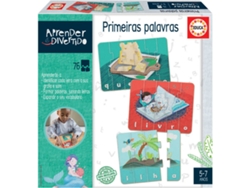 Juego Educativo EDUCA Primeras Palabras PT (Edad Mínima: 5 Años - 22,5 x 22,5 x 4,7 cm)