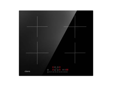 Placa de Inducción CIARRA 4 fuegos 7200W Función Boost 60cm CD4BBIH