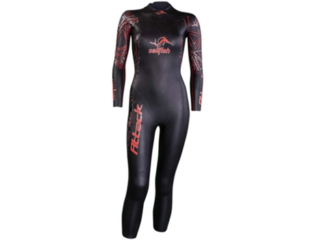 Wetsuit Woman Attack 7 Preto Smsailfish