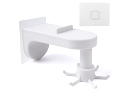 Soporte De Utensilios Colgante Con Gancho Adhesivo Giratorio 360 Grados Plegable