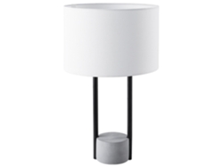 Lámpara de mesa BELIANI Remus de Metal, Cemento Blanco 36x36x60