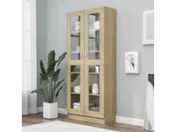 Estantes Armario 82,5X30,5X185,5Cm Contrachapado Roble Sonoma