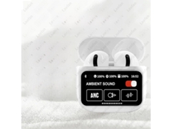 Auriculares Inalámbricos Con Pantalla Lcd, Controles Táctiles, Cancelación De Ruido, Graves Potentes Y Batería De Ultra Larga Duración.