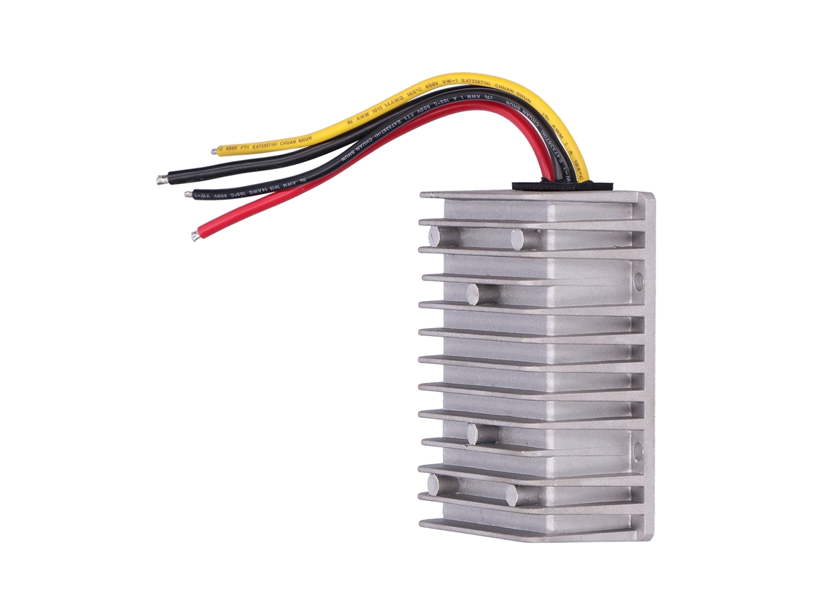 Convertidor Regulador De Voltaje Reductor Impermeable Ip68 De 8v-40v A 13.8v 20a 276w