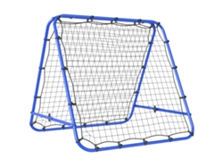 Red de rebote plegable y ajustable para fútbol, béisbol y tenis, 100x95x90 cm, azul.